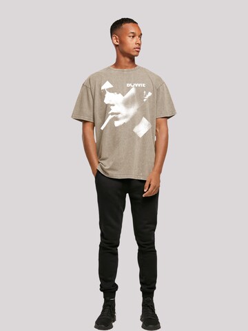 T-Shirt 'David Bowie Smoke' F4NT4STIC en beige