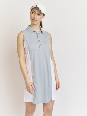 Backtee Dress in Grey: front