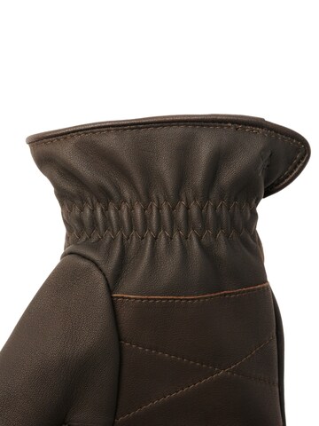 Fawler Fingerhandschuhe 'Alloy'‌‌‌‌‌‌ in Braun