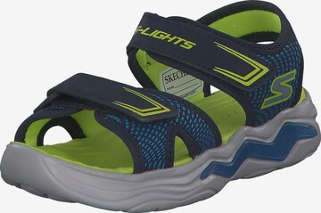 Skechers Kids Sandals & Slippers 'Erupters' in Blue: front