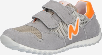 NATURINO Sneaker low 'SAMMY 2 VL.' i grå / orange / hvid, Produktvisning