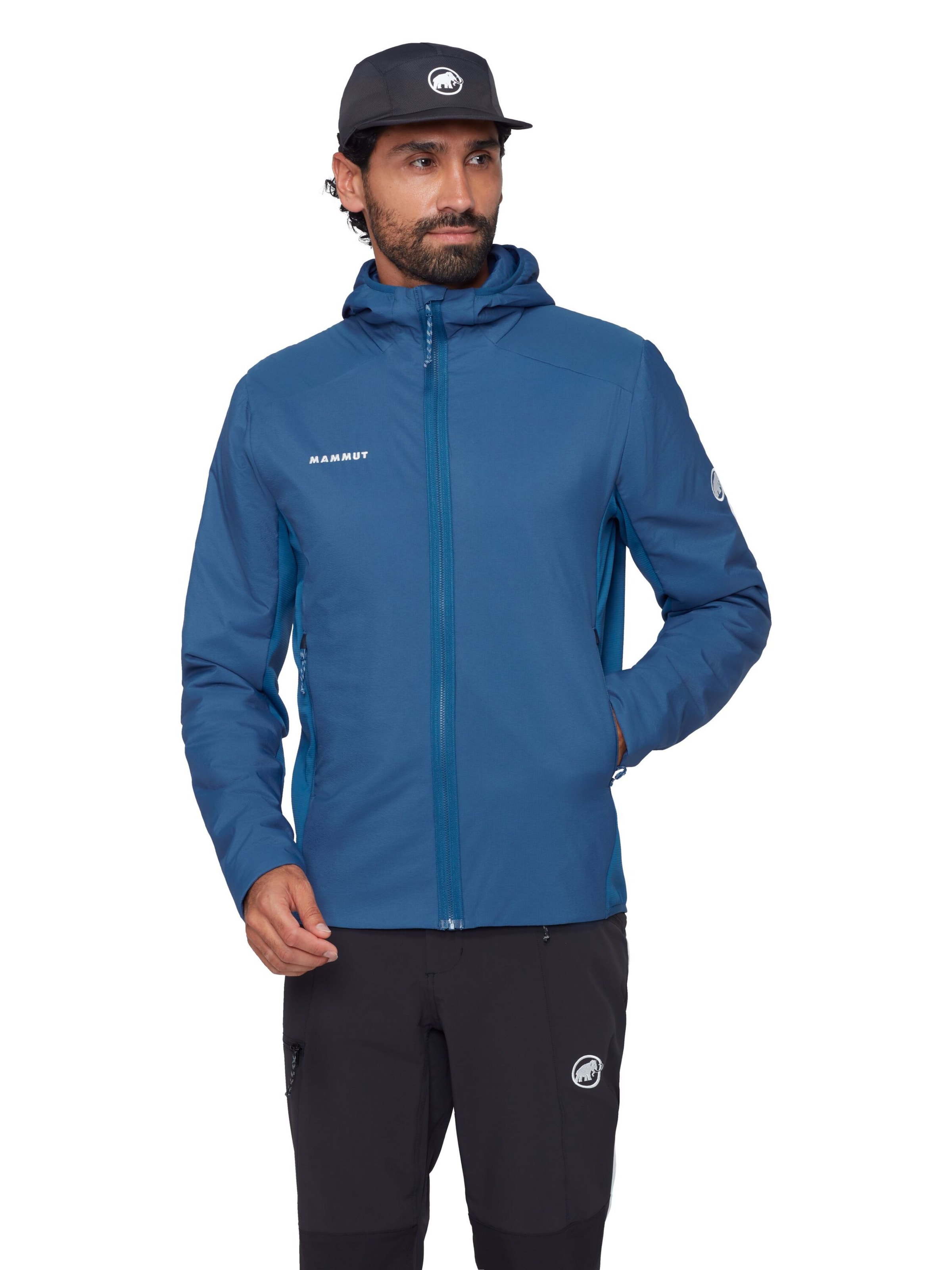 MAMMUT Outdoor jacket 'Rime Light Hybrid' in Blue: front