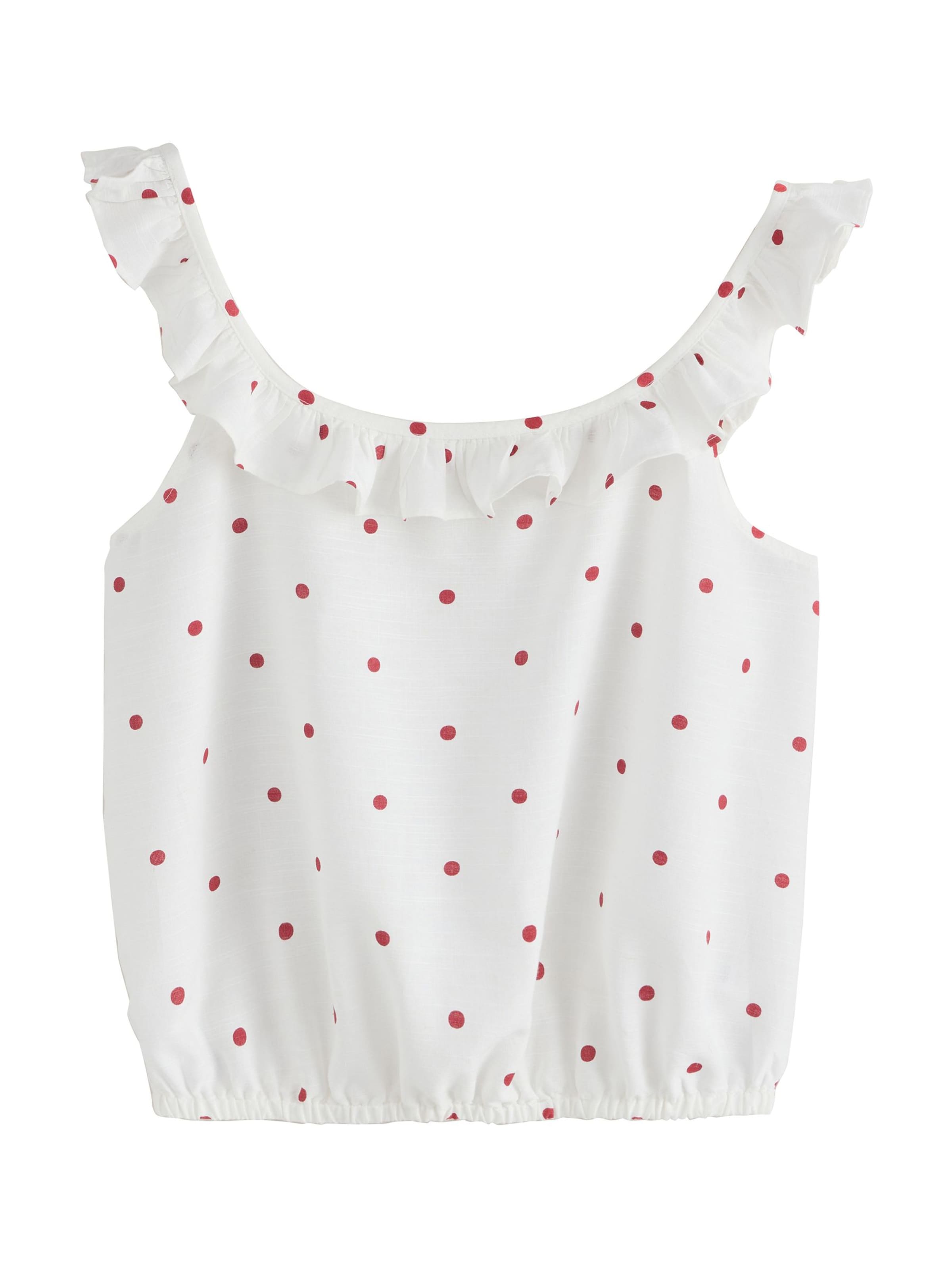 Top Next di colore rosso / bianco, Visualizzazione prodotti