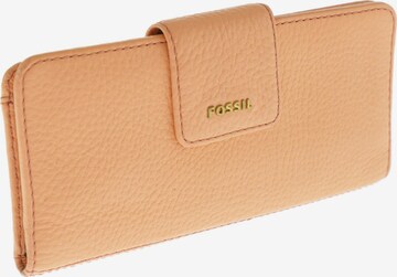 FOSSIL Small Leather Goods in One size in Orange: front
