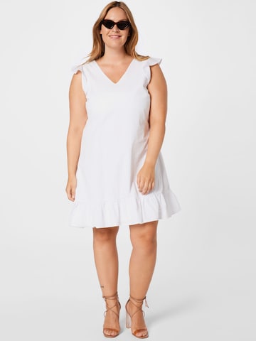 NU-IN Plus - Vestido de verão em branco