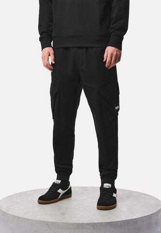 Effilé Pantalon cargo 'Pianemo' Weekend Offender en noir : devant