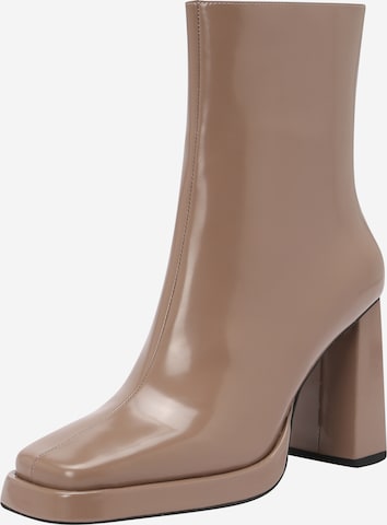 Jeffrey Campbell Ankle Boots in Brown: front