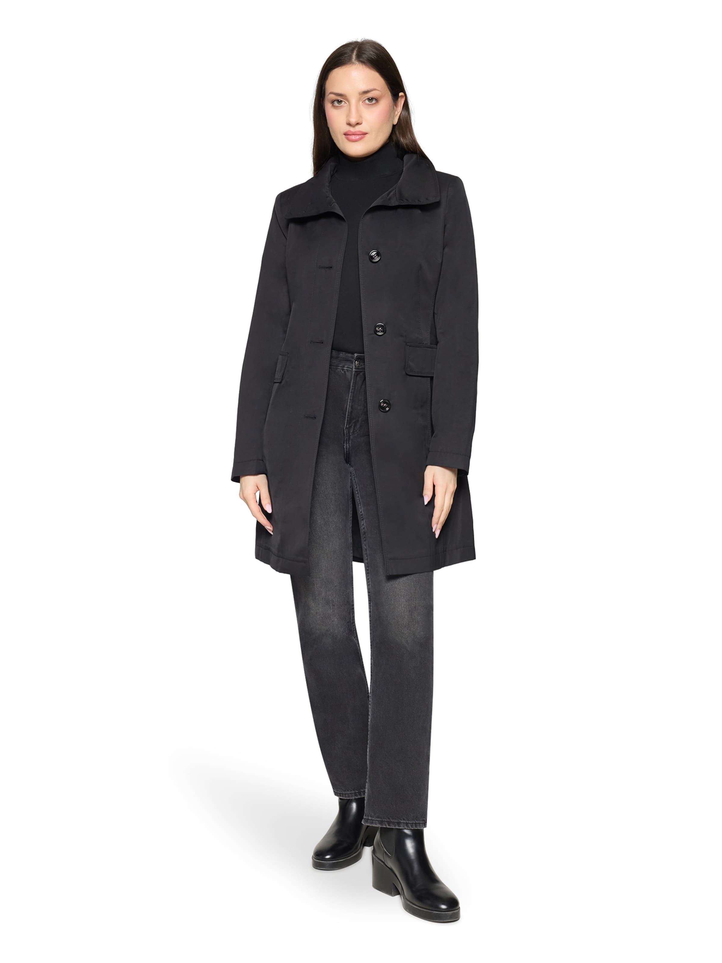 Manteau mi-saison GIL BRET en noir