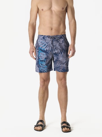 Shorts de bain KOROSHI en bleu : devant