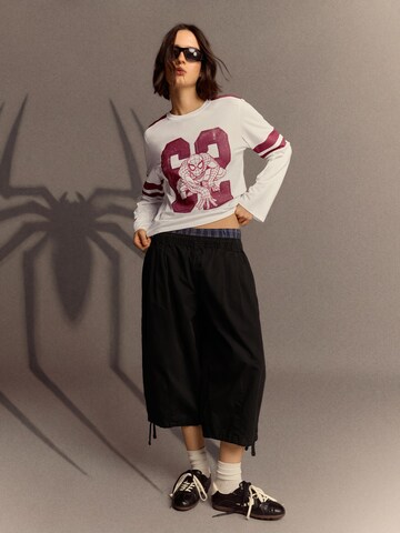 Bershka Shirt in White: front