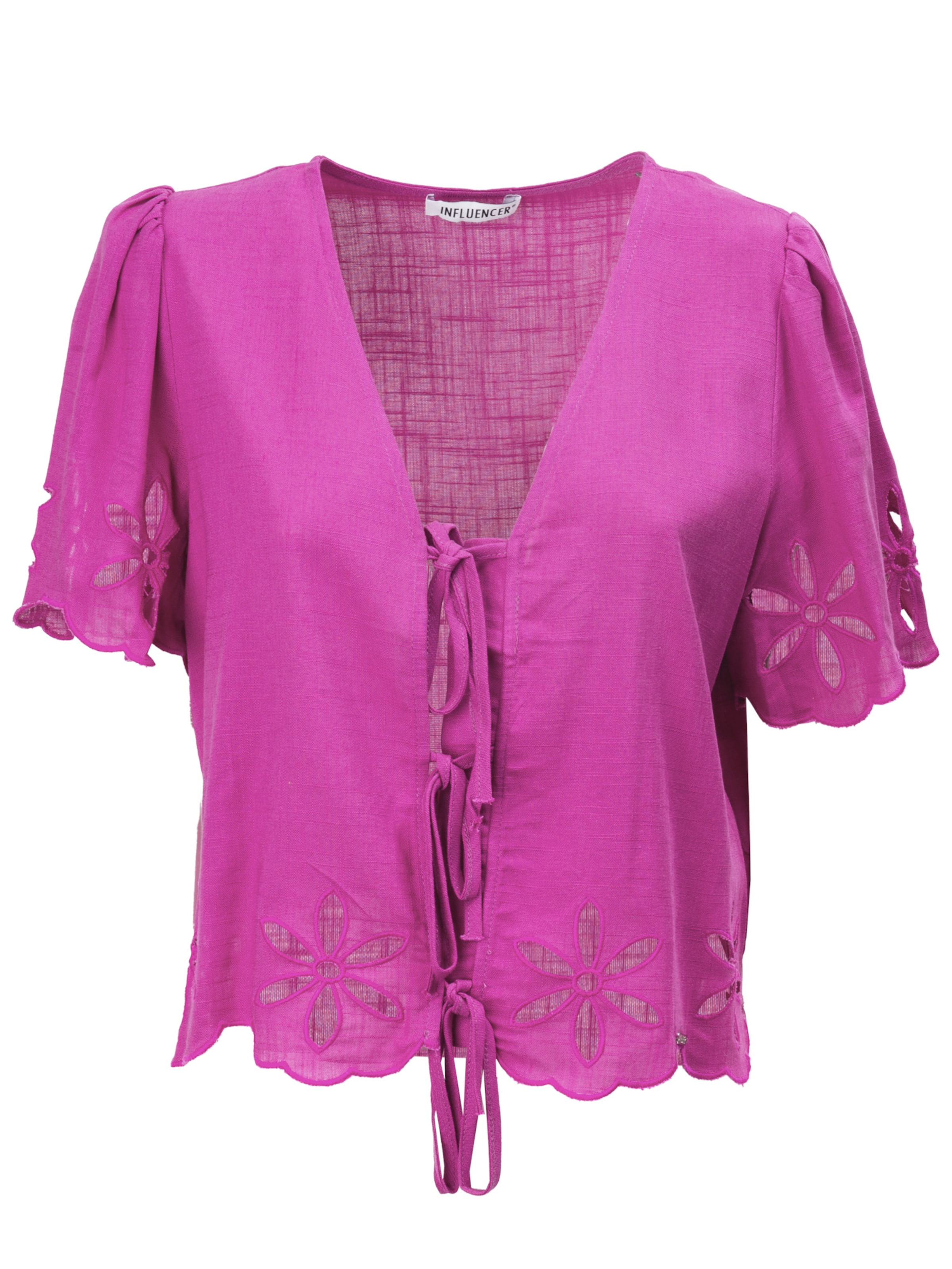 Influencer Μπλούζα σε λιλά: μπροστά