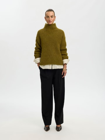 SELECTED Trui 'SLFGABRIELLA' in Groen