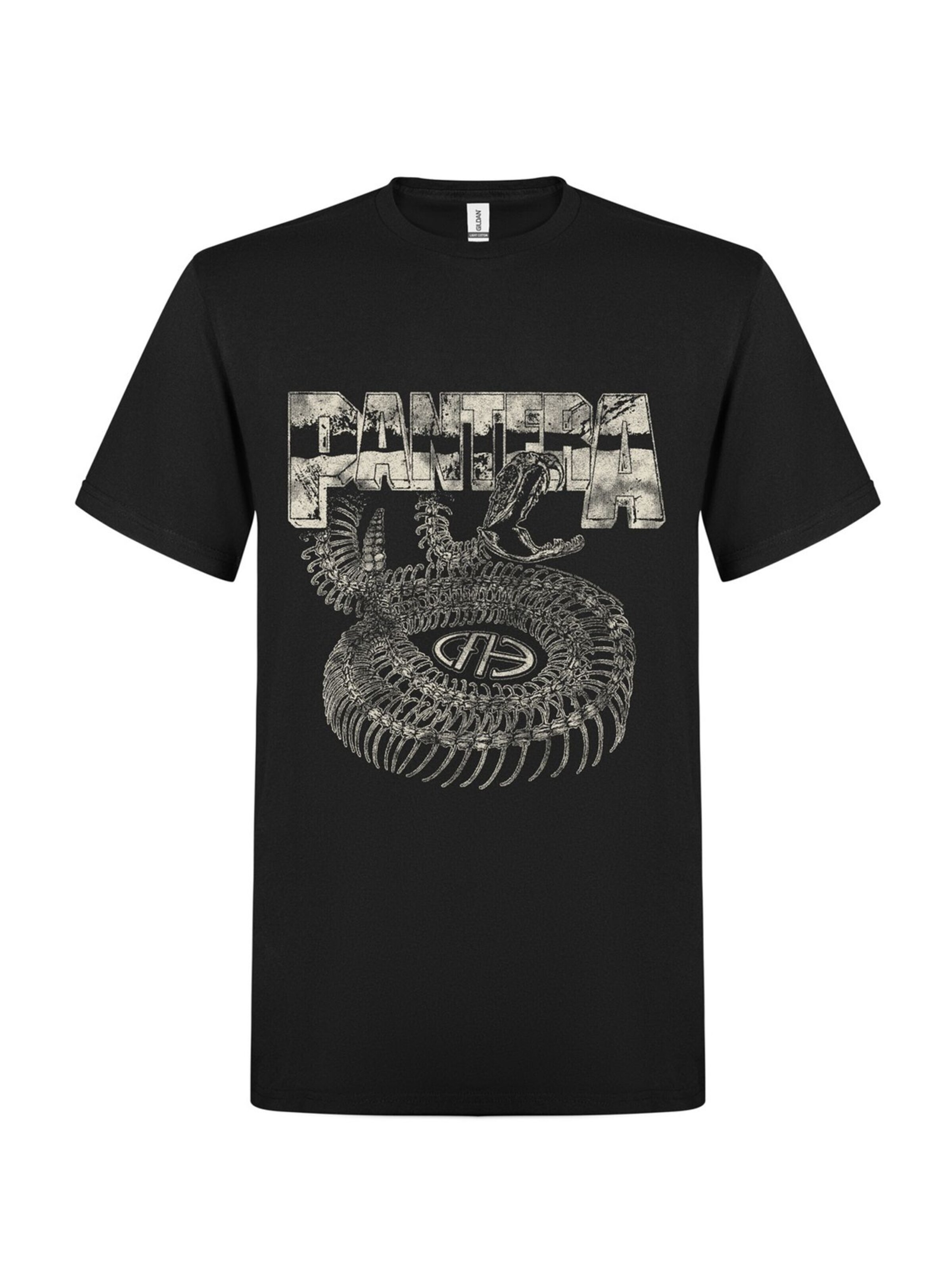 PANTERA Shirt 'Snake' in Black: front