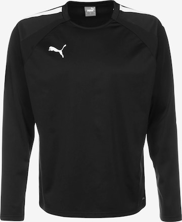 PUMA Sportsweatshirt 'Team Liga' in Schwarz: predná strana