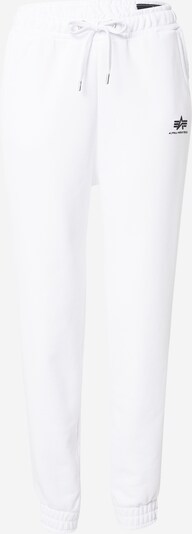 ALPHA INDUSTRIES Trousers in White, Item view