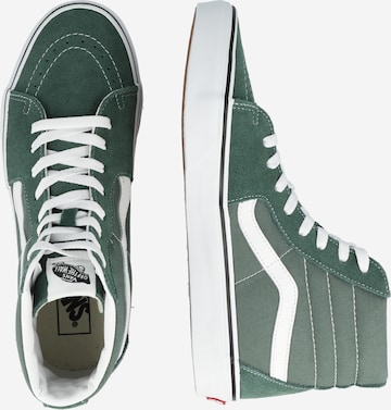 Baskets hautes VANS en vert