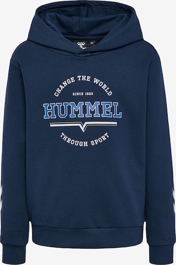 Hummel Sportsweatshirt 'Asher' in blau / marine / weiß, Produktansicht
