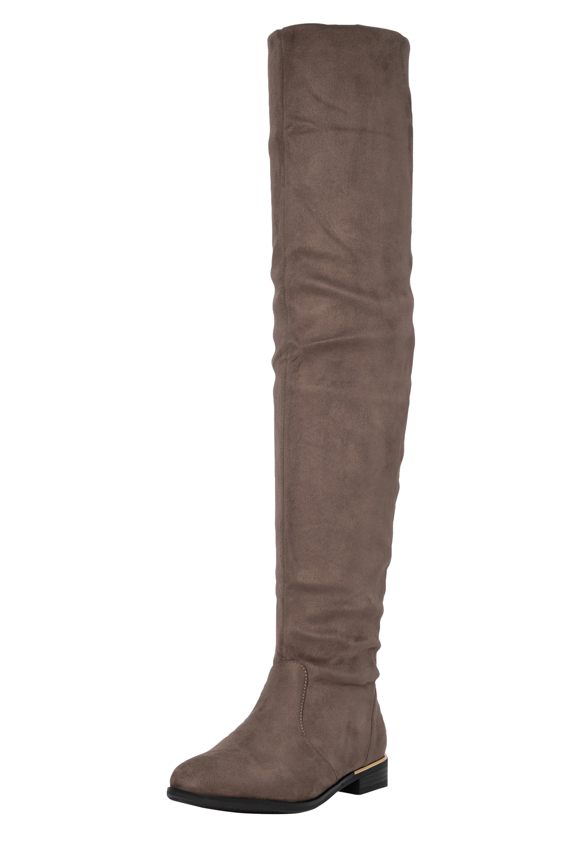 Elara Overknees in Green: front