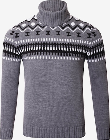 Reslad Pullover 'RS3014' in Grau: Vorderseite