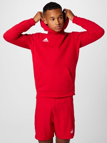 ADIDAS SPORTSWEAR Skinny Athletic Sweatshirt 'Tiro 21' in Red: front