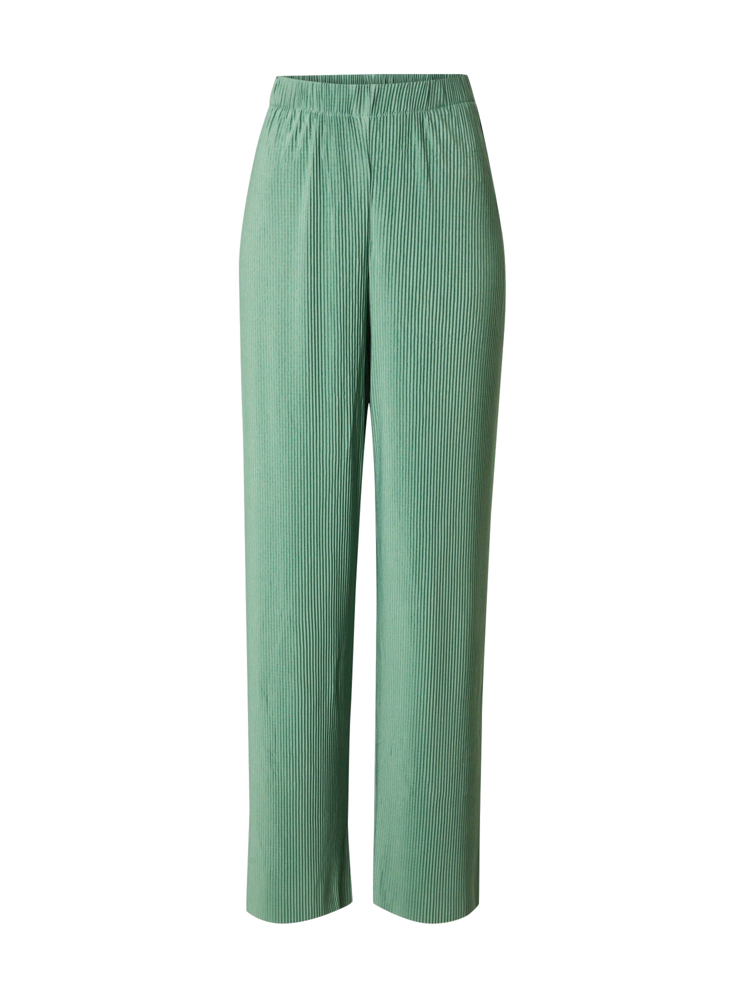 zaļš studioselect Platas staras Bikses 'Celina': no priekšpuses