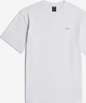 G-STAR T-Shirts-T-Shirt 'True Regular T-Shirt' in Weiß: Vorderseite