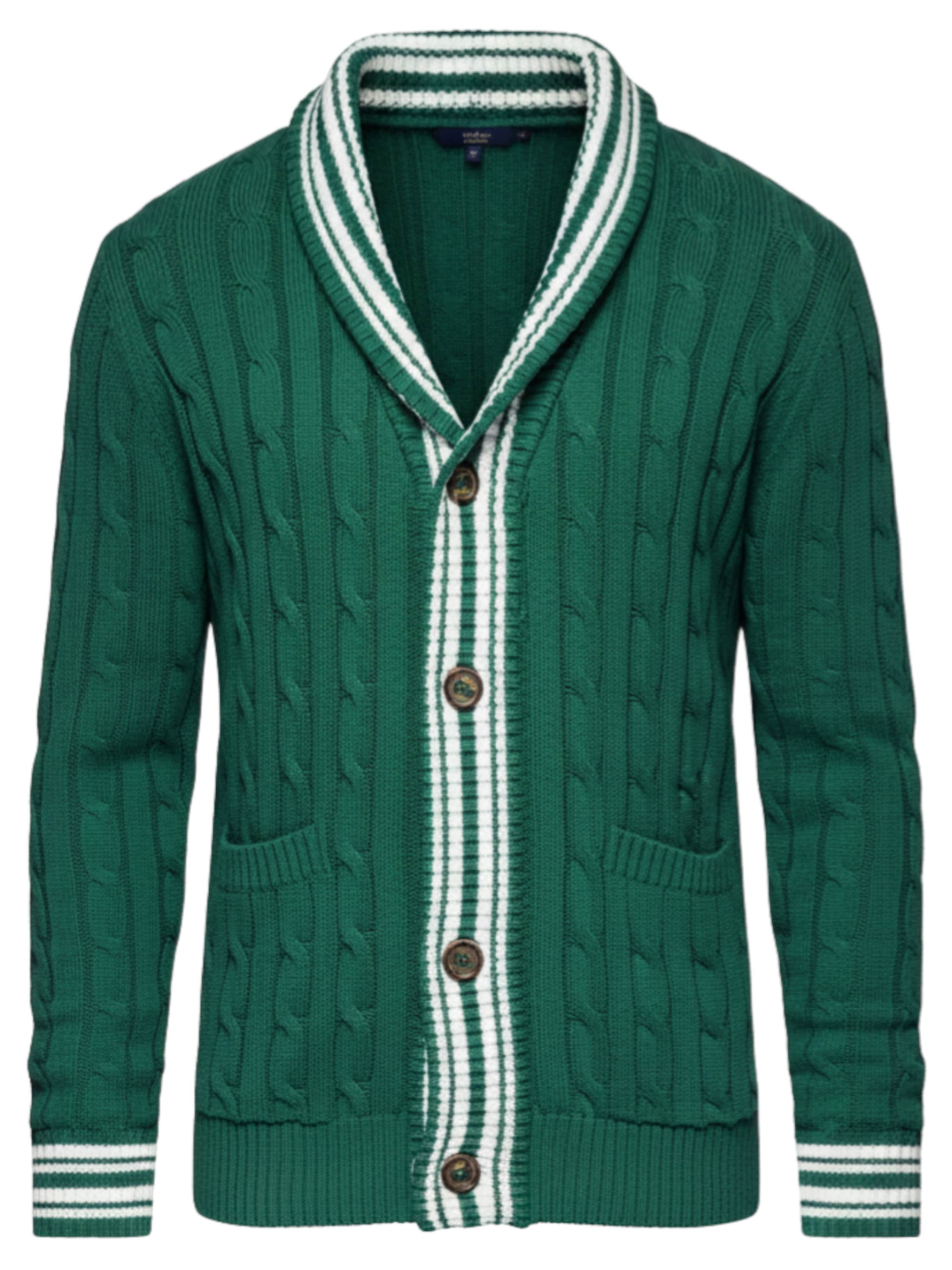 Ombre Sweater 'OM-SWCD-0152' in Green: front