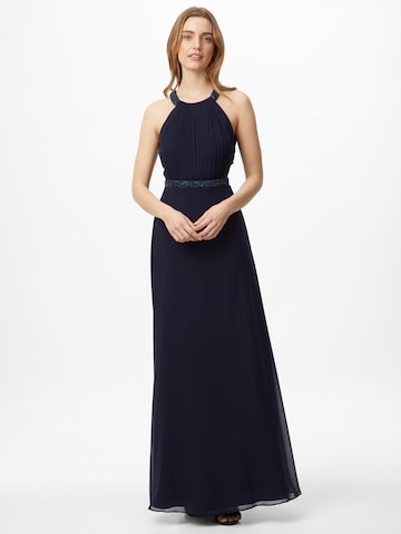 VM Vera Mont - Vestido de noche en azul: frente