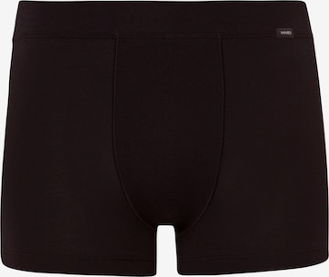 Hanro Boxershorts 'Natural Function' in Schwarz: Vorderseite