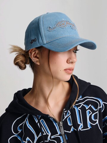 Ed Hardy Sapkák - kék: elől