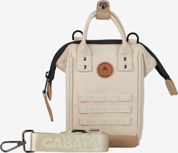 Cabaia Crossbody Bag 'Adventurer Nano' in Beige: front