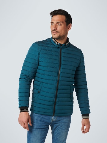 No Excess Between-Season Jacket in Blue: front