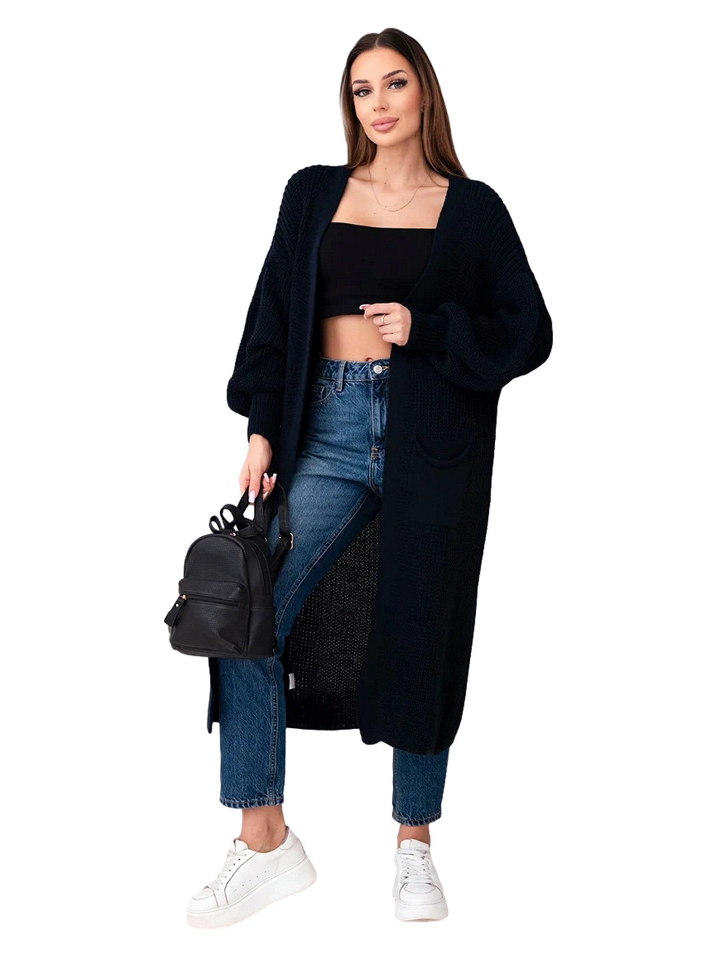 Lumera Kardigán 'Rubis' - Modrá: predná strana