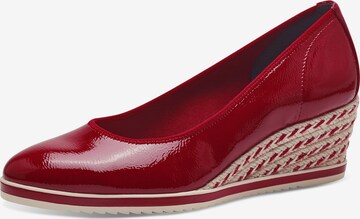 TAMARIS Pumps in Rood: voorkant