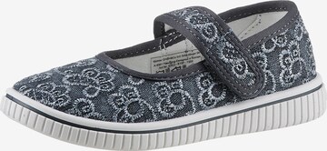 Richter Schuhe Slippers in Grey: front