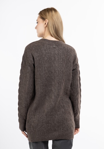 Cardigan 'Zitha' DreiMaster Vintage en marron