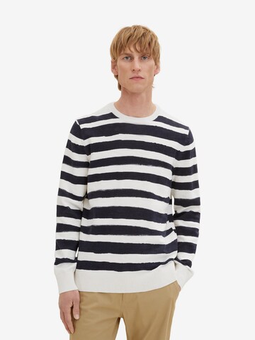 TOM TAILOR Sweater in Blue: front