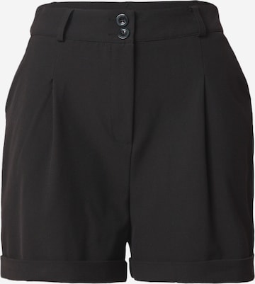 regular Pantaloni con pieghe di Trendyol in nero: frontale