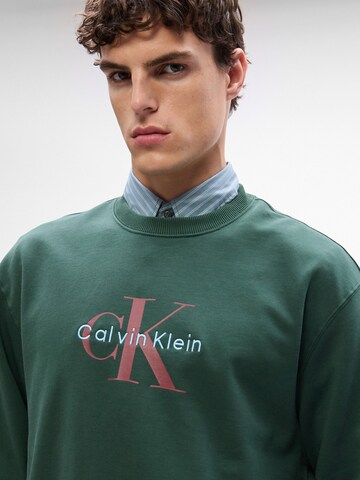 Felpa di Calvin Klein Jeans in verde