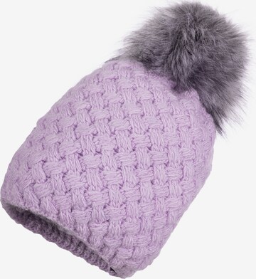 Cassandra Accessoires Beanie 'Linn' in Purple: front