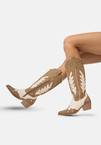 Salinyang Cowboylaarzen in Groen