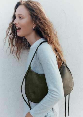 MANGO TEEN Handbag 'Nara' in Green
