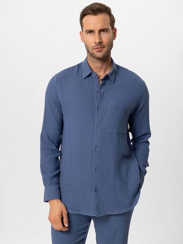 Regular fit Camicia 'Ilario' di Antioch in blu: frontale