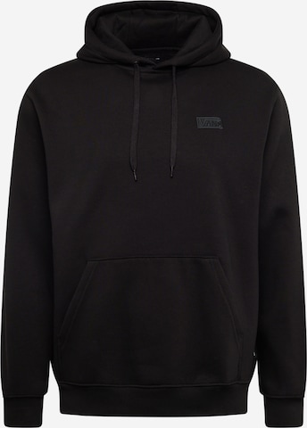 VANSSweater majica - crna boja: prednji dio