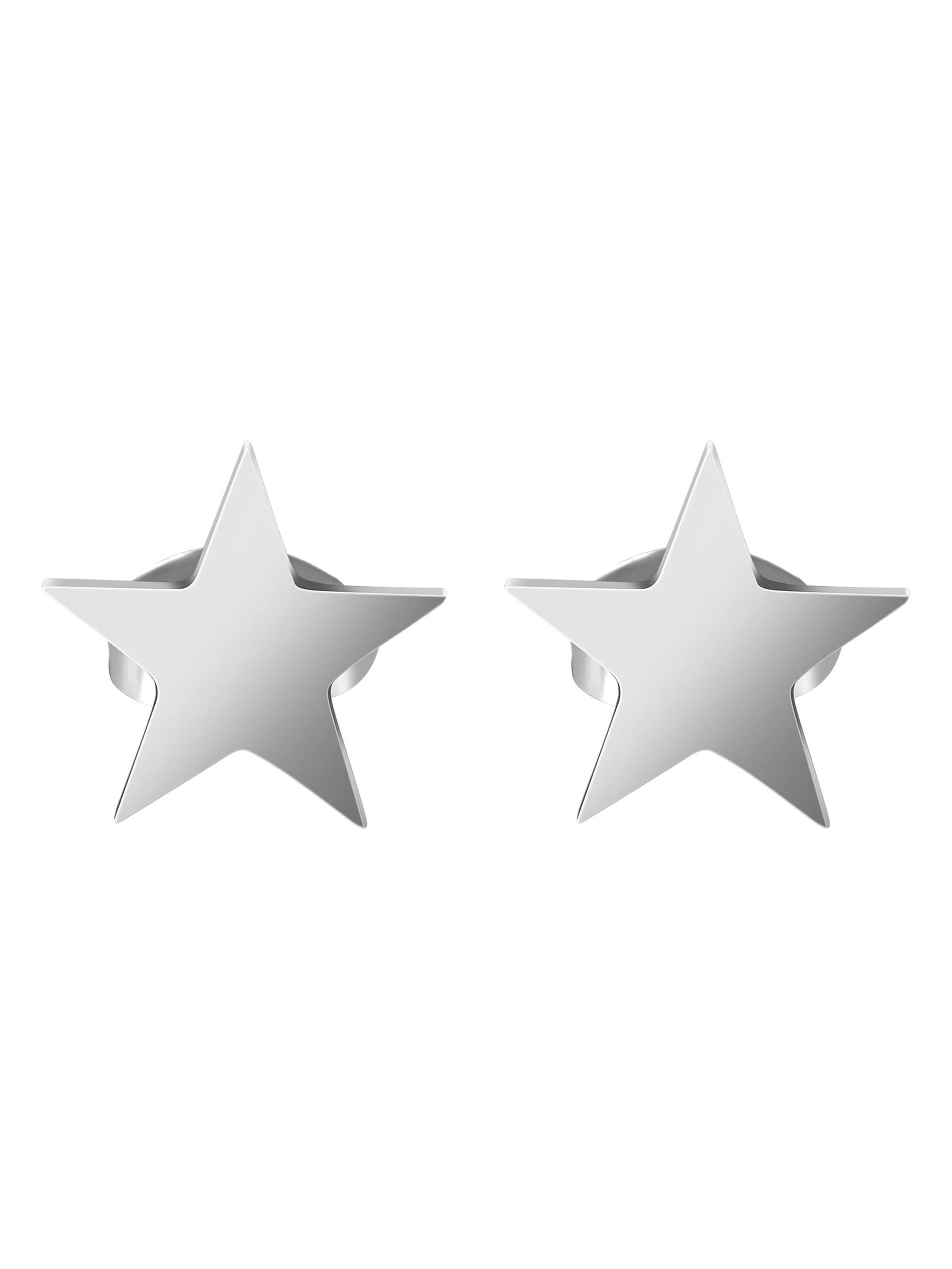 Akzent Earrings 'Wiveka, silberfarbig, langlebig' in Silver