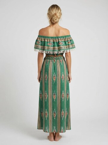 Miss June Blouse 'Caracas' in Groen