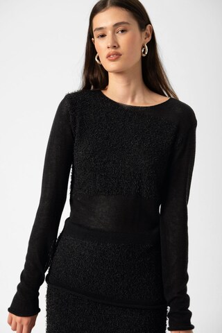 SOAKED IN LUXURY Sweater 'SLTine' in Black