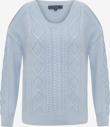 Pullover 'Ely' di Sir Raymond Tailor in blu: frontale
