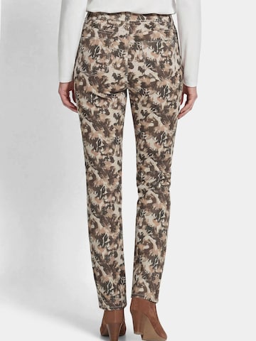 Coupe slim Pantalon 'Louisa' Goldner en beige
