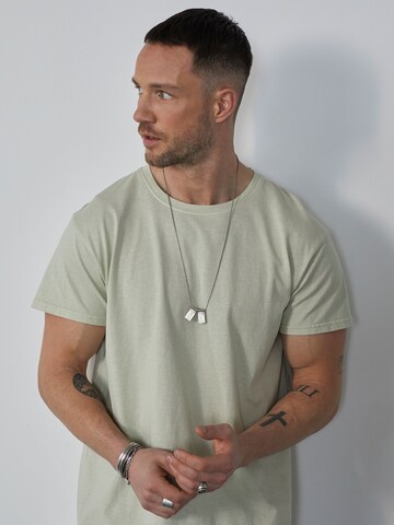 Coupe regular T-Shirt 'Luke' DAN FOX APPAREL en beige